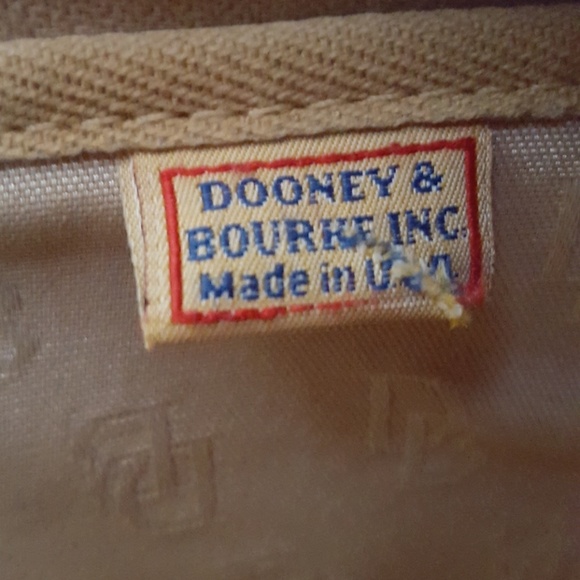 Dooney and Burke Fabric tote with tassels !! - Picture 6 of 7